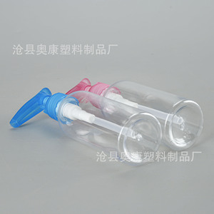 80ml duckbill plastic <b>bottles</b>, transparent round shoulder, for hand soap and laundry detergent dispensing; 80ml <b>squeeze</b> lotion - Product Image 4
