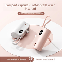 Mini Power Bank Personnalisable avec Logo, Affichage LED Numérique, Support Téléphone 3-en-1, Double Port USB