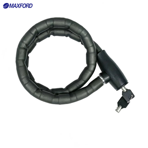 Candados <span class=keywords><strong>de</strong></span> Llave Negros MAXFORD para <span class=keywords><strong>Bicicletas</strong></span>, Patinetes <span class=keywords><strong>El</strong></span>éctricos, <span class=keywords><strong>Bicicletas</strong></span>, Candado <span class=keywords><strong>de</strong></span> Seguridad Antirrobo con Cadena - Product Image 1