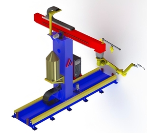 Robot industriel automatique sur rail, 7 axes, DG101, rail simple ouvert - Product Image 2