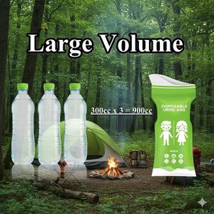 Sac urinaire jetable en PE, étanche et portable, personnalisable, OEM pour le camping, les voyages, les urgences, 900CC, <span class=keywords><strong>prix</strong></span> d'usine - Product Image 2