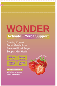 Suplemento Herbal en Polvo <span class=keywords><strong>con</strong></span> Sabor a Fresa y Matcha, <span class=keywords><strong>con</strong></span> Prebióticos, Magnesio y 5-HTP para Adultos, para Mejorar la Concentración, la Memoria y la Energía - Product Image 4