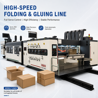 Nouvelle machine de découpe rotative grande taille pour carton ondulé, entièrement automatique et haute vitesse, pour l'impression et le rainurage industriel