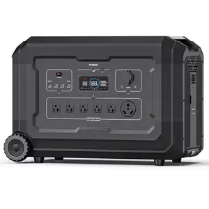 Factory 5000w Camping Powerstation Lifepo4 Battery Bank Charge Energy System Portable Power Station Solar Generator 4000 Watts