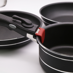 <span class=keywords><strong>Batterie</strong></span> de <span class=keywords><strong>Cuisine</strong></span> Antiadhésive Poêle Ronde Pot avec <span class=keywords><strong>Poignée</strong></span> <span class=keywords><strong>Amovible</strong></span> Personnalisé - Product Image 5