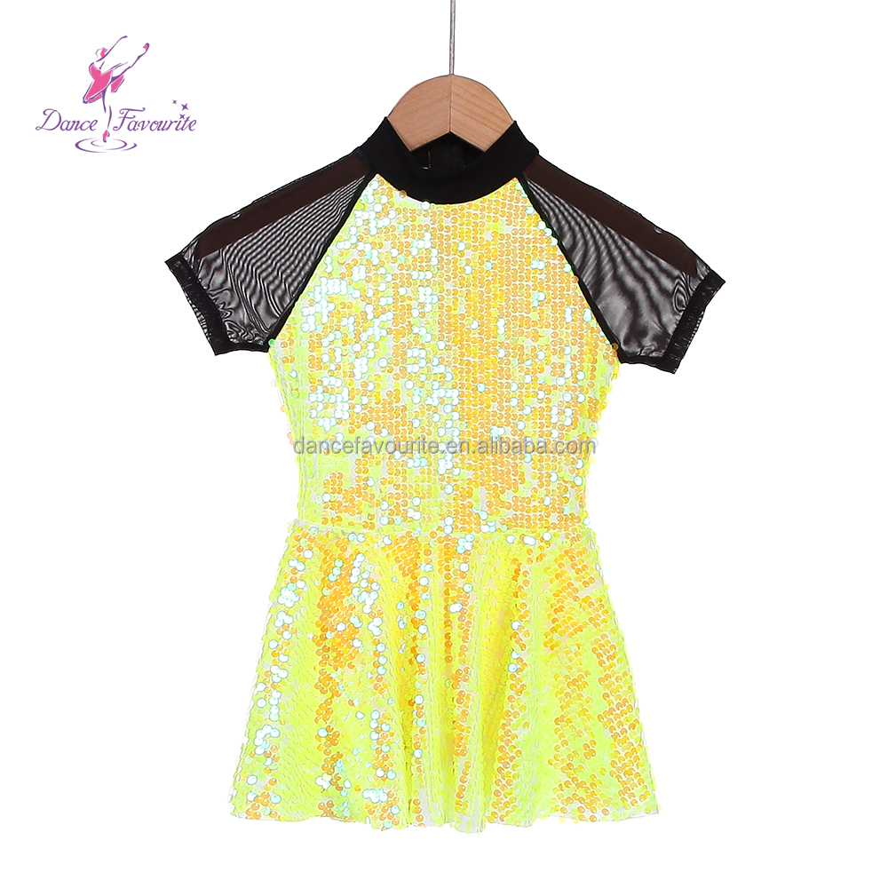 black and neon yellow dress Baby Girl's 12 Black & Neon Yellow Eyelet Dress - Size 12 Months