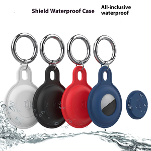 Localizador <span class=keywords><strong>GPS</strong></span> para mascotas, funda protectora completa, soporte de rastreador antipérdida con llavero, funda de silicona impermeable para Apple <span class=keywords><strong>airtag</strong></span> - Product Image 6