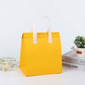 Sac d'emballage alimentaire thermique non tissé bleu marine à motif de dessin animé, adhésif, multi-spécifications, épaissi, laminé, imperméable - Product Image 5