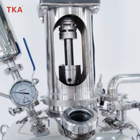 Réacteur à agitation mécanique en acier inoxydable sous vide à double enveloppe antidéflagrant avec agitateur pour réaction chimique