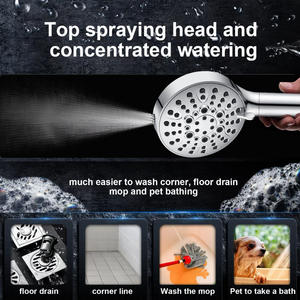 Filtre <span class=keywords><strong>de</strong></span> <span class=keywords><strong>douche</strong></span> à <span class=keywords><strong>eau</strong></span> adoucie-12.5CM 8 + 1 Modes <span class=keywords><strong>Douche</strong></span> à jet <span class=keywords><strong>Douche</strong></span> haute <span class=keywords><strong>pression</strong></span> avec élimination du chlore KDF <span class=keywords><strong>pour</strong></span> <span class=keywords><strong>eau</strong></span> dure - Product Image 3