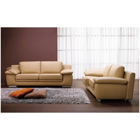 Hochwertiges Modernes Büro-Luxus-Ledersofa-Set mit Metallrahmen Zweisitzer für Wohnzimmer Hotel und Villa