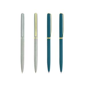 Nuevo Bolígrafo Metálico de Alta Calidad para Negocios, Diseño Delgado con Logotipo Personalizado, 1.0 mm, para Uso en Oficina, Gran Venta - Product Image 1