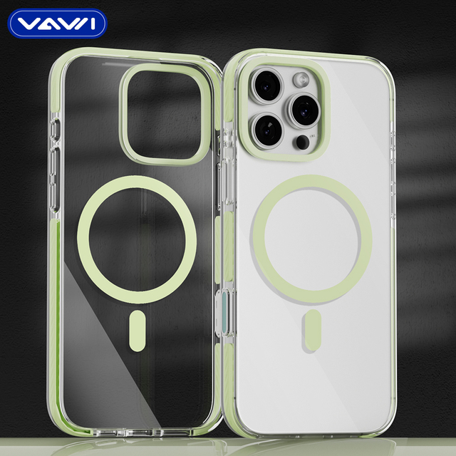 VAWI V-P06 Candy Series Magnetic case Wholesale for iPhone 16 Pro Max Shockproof case for Samsung S25 for Huawei P70 Ultra