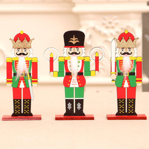 Décoration de Noël en bois à assembler soi-même, motif Casse-Noisette, pour vitrine d'hôtel et de centre commercial - Product Image 1
