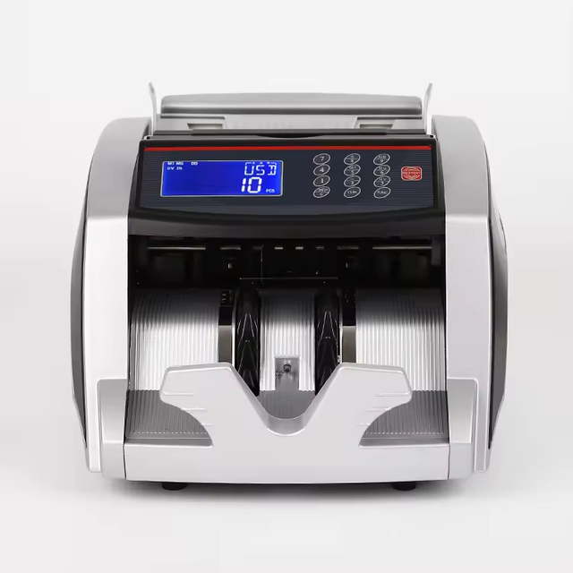 FJ-2827 Efficient High Speed Cash Counting Machine Money Counter Currency Discriminator Counter with LCD Screen