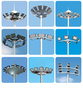 เสาไฟกลางเสาสูง25-40ม. ดีไซน์ทันสมัยสำหรับท่าเรือหรือสนามบิน - Product Image 1