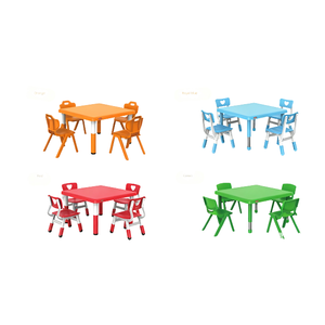 Tables hexagonales en plastique pour la maternelle, tables et chaises pour enfants, tables et chaises de maternelle - Product Image 2