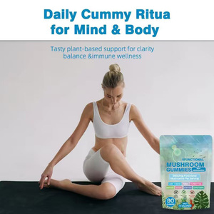 Functional Mushroom Gummies with Ashwagandha Boost Focus Immunity Stress Relief Natural <b>Supplement</b> - Product Image 6