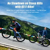 Vélo électrique Q5 2000W Vélos électriques 27,5 pouces Vélo électrique 48V 20AH Vélo électrique E-Bike VTT Adultes Ebike Fatbike