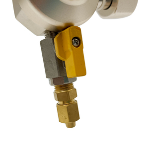 เครื่องควบคุมแรงดันอากาศอลูมิเนียมสำหรับ CO2เบียร์และเครื่องดื่มเครื่องควบคุมถังพร้อมมาตรวัดสำหรับต้มเบียร์ - Product Image 6