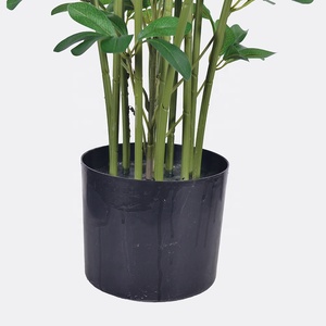 Árbol Bonsái Artificial <span class=keywords><strong>de</strong></span> <span class=keywords><strong>Schefflera</strong></span>, Plástico Ecológico Resistente a los Rayos UV, 120cm-180cm, Decoración para el Hogar y el Jardín - Product Image 5