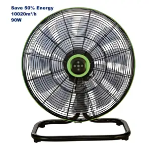 save energy 50% dc motor oscillating strong wind 18 inch floor fan with remote control