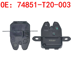 74851-T20-0003 Rear cover lock Trunk lock assembly - Product Image 2