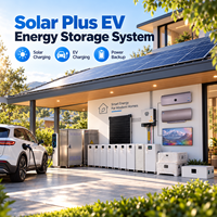 Système de stockage d'énergie domestique hybride compatible avec la recharge de véhicules électriques, 20 kWh, pour une mobilité électrique durable