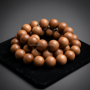 ลูกปัดไม้จันทน์ Mala String ลูกปัดไม้ Mala สำหรับการทำสมาธิหรืองานฝีมือโครงการ - Product Image 2
