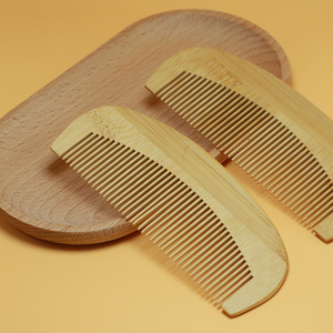 Commercio all'ingrosso su misura fatto a mano economico eco-friendly cura dei capelli naturali pera pettine in legno - Product Image 2