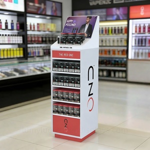 Expositor de Cigarrillos de Madera Personalizado con Ranuras y Almacenamiento para Productos, para Tiendas de Tabaco y Exhibición POP - Product Image 1