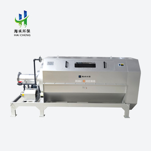 Xi lanh quay Loại 304 thép không gỉ trống Màn hình máy lọc với máy bơm cho xử lý nước thải - Product Image 1