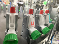 Machine d'assemblage entièrement automatique de bouchon de pompe de pulvérisateur de couvercle cosmétique de disque de bouteille de détergent en plastique