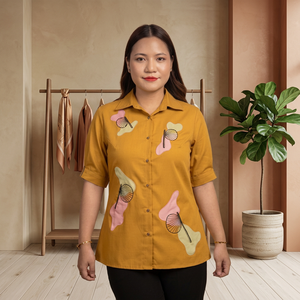 Camisa Moderna para Mujer en Color Sólido con Corte Regular para Comodidad Diaria y Estilo Moderno, Compre Directamente del Proveedor - Product Image 2
