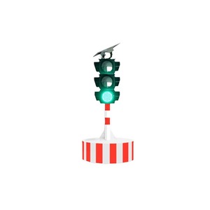 Feu de signalisation routière solaire fixe Hankun avec affichage LED rouge-vert pour la régulation routière - Product Image 5