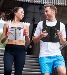 Adjustable Waistband Breathable Material Chest Pack Gear Phone Holder Zip Reflective <b>Running</b> Vests <b>with</b> Bottle for <b>Running</b> - Product Image 6