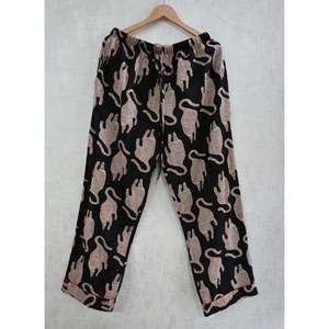 Conjunto de Pijama de Algodón Estampado para Mujer, Ajuste Cómodo, Suave y Transpirable, Ropa de Dormir Informal y Elegante de Dos Piezas - Product Image 5