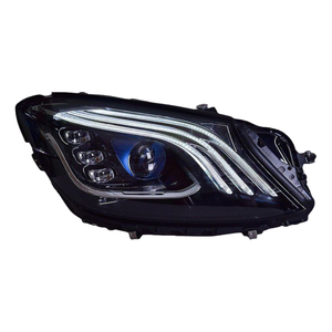 DOS Auto pour <span class=keywords><strong>Mercedes</strong></span> Benz GLC W253 Ensemble de phares 16-19 Modifié style Maybach Lentille LED Feux de jour Clignotant - Product Image 4