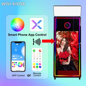 Photobooth Miroir Magique 65 Pouces avec Écran Tactile, Scanner et Compatibilité Appareil <span class=keywords><strong>Photo</strong></span> Reflex pour Événements - Product Image 2