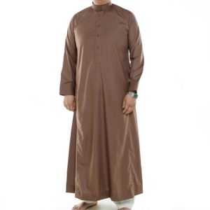 Kaftan pour hommes, thobe musulman, vêtements islamiques arabes, <span class=keywords><strong>chemise</strong></span> à manches longues, hauts, robe, costumes traditionnels d'Arabie Saoudite, robes musulmanes pour hommes - Product Image 4