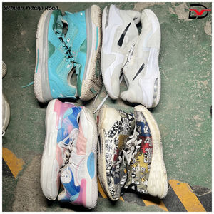 Chaussures de basket-ball d'occasion pour hommes S04-1, vente chaude, chaussures de basket-ball de marque chinoise célèbre, vente en gros de chaussures d'occasion - Product Image 1