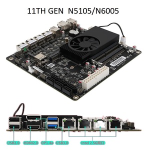 PEN-TIUM N6005 placa base NAS Industrial cortafuegos enrutamiento 4x Inte1 LAN 2 * M.2 NVMe 6 * SATA3.0 2 * <span class=keywords><strong>DDR4</strong></span> DP1.4 HD2.0 Mini ITX - Product Image 3