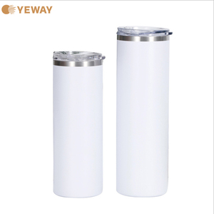 Yeway Sublimation <strong>Blanks</strong> Skinny Tumblers Double Wall Coffee <strong>Mug</strong> Insulated <strong>White</strong> Water Cups Wine Tumbler Stainless Steel - Product Image 5