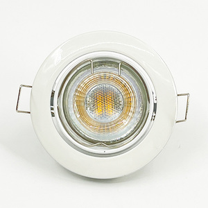 Spot encastré LED <span class=keywords><strong>GU10</strong></span> en alliage d'aluminium, design moderne, orientable, ouverture 84 mm, pour salon, température de couleur 3000/4000/6000K - Product Image 1
