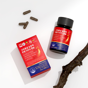 Herbal Nature HONGILCHEON Extracto de Ginseng Rojo Coreano en Polvo, Extracción Líquido-Sólido 100%, Grado Alimenticio, Cápsulas de 250mg X 30 - Product Image 5