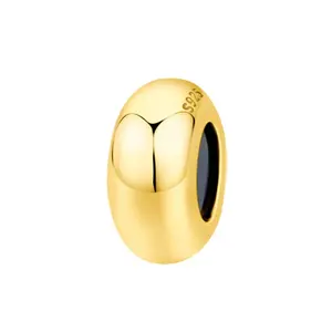 Cuentas espaciadoras atrapasueños de moda de alta calidad, chapadas en oro rosa, con diseño entrelazado, colgante de cobre con circonita de lujo ligero para niños, regalo de joyería - Product Image 5