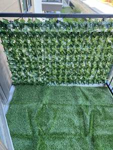 Écran de confidentialité renforcé <span class=keywords><strong>pour</strong></span> les articulations, 39x118 pouces, clôture décorative en lierre artificiel, empêche les feuilles de tomber, produit végétal artificiel amélioré - Product Image 6