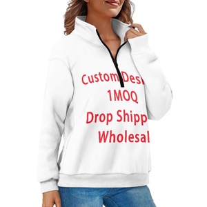 <span class=keywords><strong>Stampa</strong></span> su richiesta <span class=keywords><strong>felpa</strong></span> con cerniera a manica lunga da donna personalizzata, Design unico, adatta alle tue preferenze, felpe di moda femminile - Product Image 2