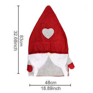 Nuove Decorazioni Natalizie Creative: Coprisedia Scandinavo a Tema Foresta e Persone, Accessori per Arredamento Casa - Product Image 6