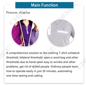 GCA02N การออกแบบใหม่อัตโนมัติ Placket จักรเย็บผ้าสำหรับเสื้อโปโล - Product Image 4